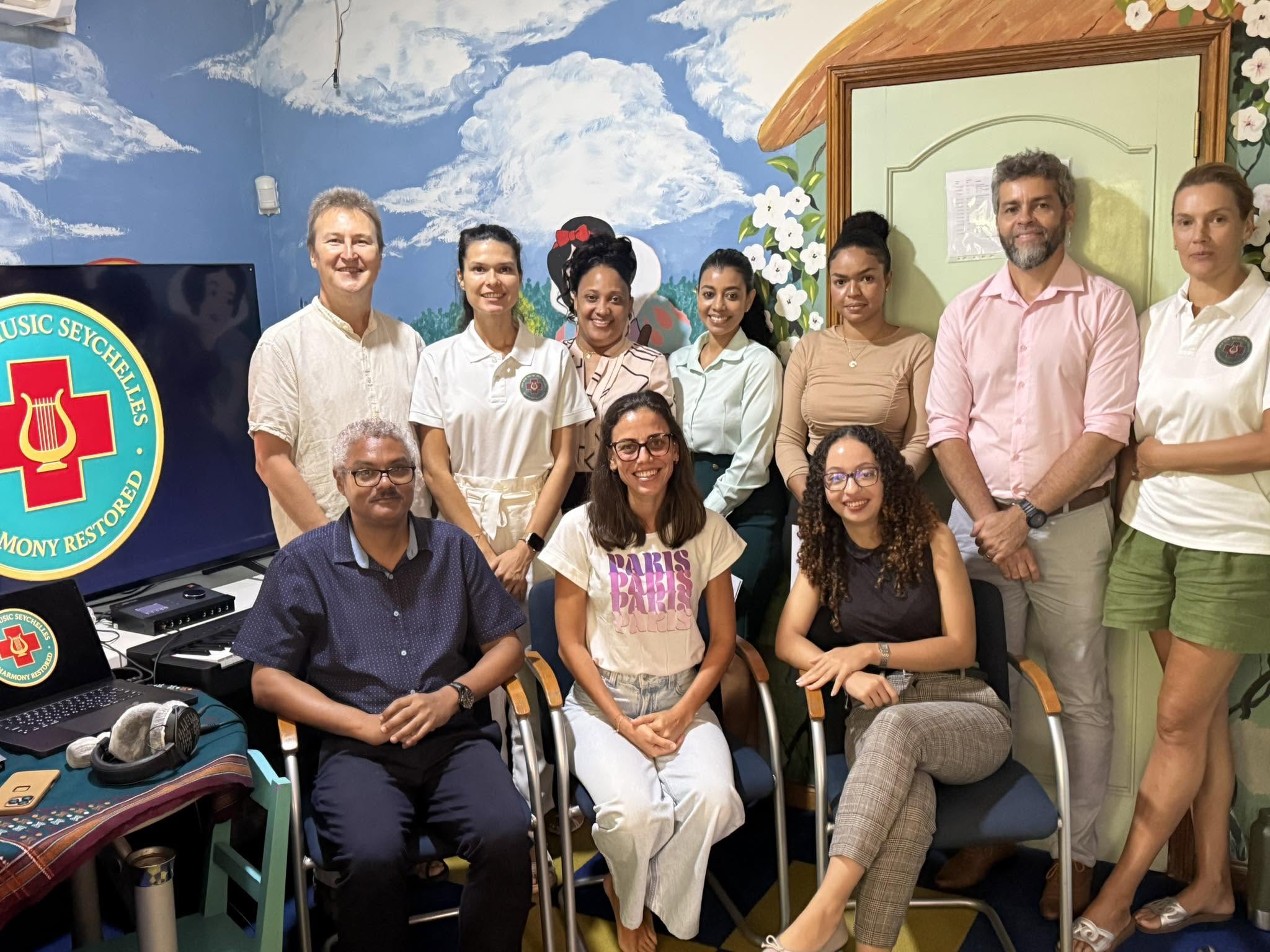 The NCC team and hosts together at an introductory session